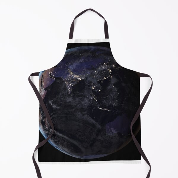 Item preview, STK204758S-Full Earth showing city lights of Asia at night. designed and sold by StocktrekImages.