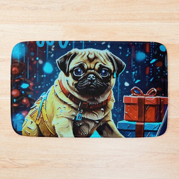 Item preview, Pug HAPPY HOLIDAYS 62 CYBER MONDAY  designed and sold by RedBluffTraders.