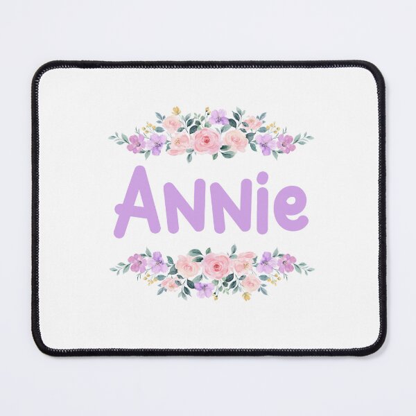 Item preview, Purple Flower Annie Name Label designed and sold by NormadWorld.