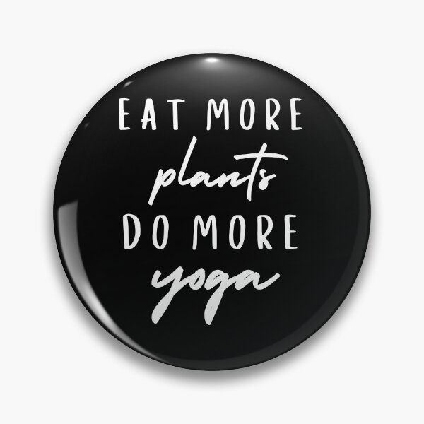 Item preview, Eat more plants, do more yoga| vegan quote designed and sold by dooddles.