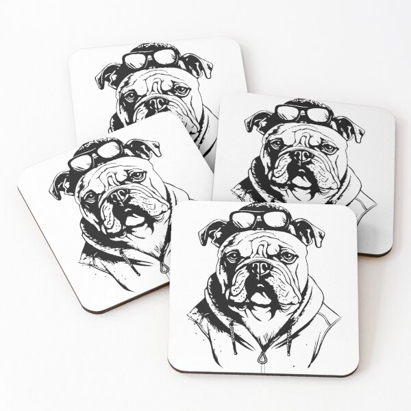 Artikelvorschau, Coole Bulldogge mit Sonnenbrille entworfen und verkauft von LionessLove.