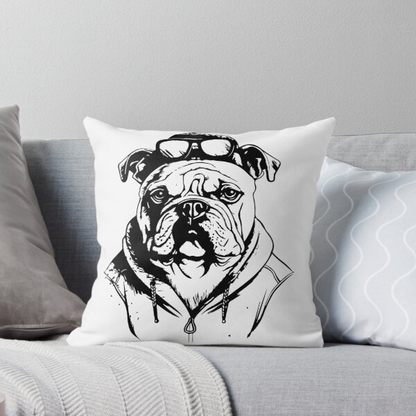 Artikelvorschau, Coole Bulldogge mit Sonnenbrille entworfen und verkauft von LionessLove.