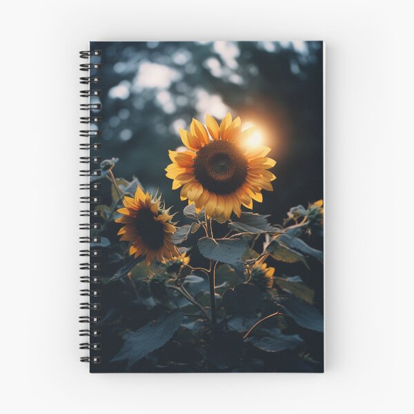 Item preview, Sunflowers with the sun shining in the background designed and sold by exitbird.