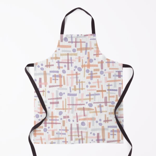 Item preview, Coral, lavender and mustard geometric organic shapes designed and sold by FrancesPoff.