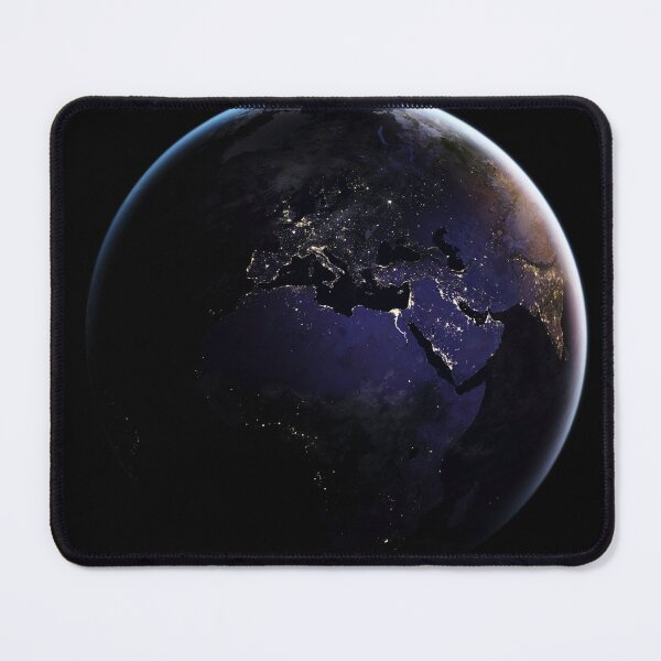 Item preview, STK204761S-Full Earth showing city lights of Europe at night. designed and sold by StocktrekImages.