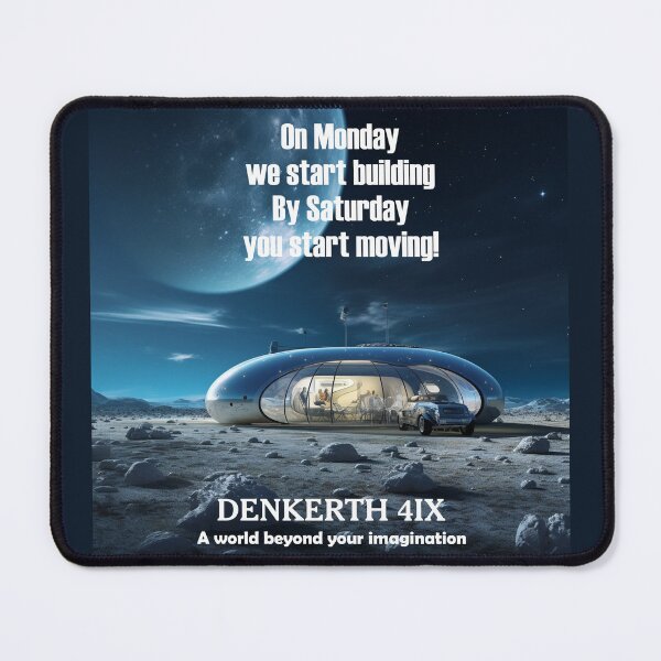 Item preview, Promoting Home of the Future Science Fiction Space Future designed and sold by WheresMyMojo.