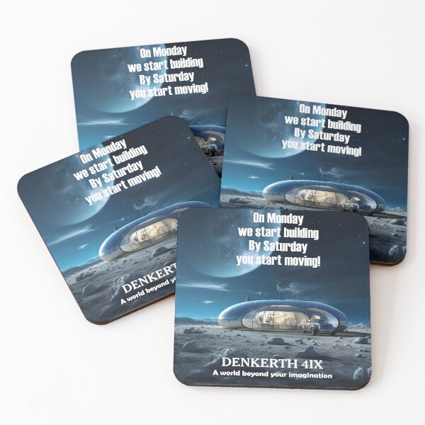 Item preview, Promoting Home of the Future Science Fiction Space Future designed and sold by WheresMyMojo.