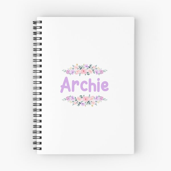Item preview, Purple Flower Archie Name Label designed and sold by NormadWorld.