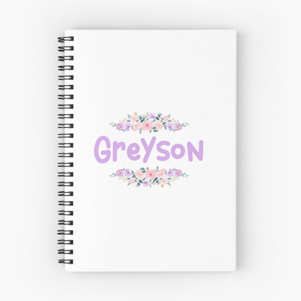 Item preview, Purple Flower Greyson Name Label designed and sold by NormadWorld.
