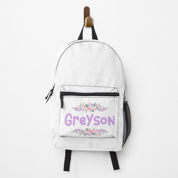 Item preview, Purple Flower Greyson Name Label designed and sold by NormadWorld.
