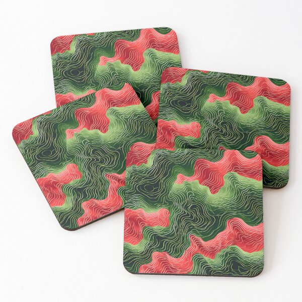 Item preview, Vivid Topographic Waves designed and sold by VectorPlace.