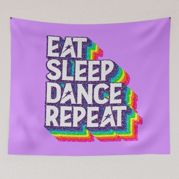 Item preview, Eat Sleep "DANCE" Repeat designed and sold by savasanaqueen.