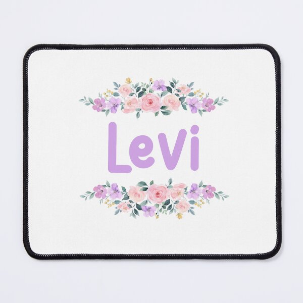 Item preview, Purple Flower Levi Name Label designed and sold by NormadWorld.