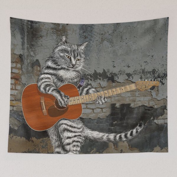 Item preview, Buskers the Acoustic Guitar Alley Cat Solo designed and sold by oz10.
