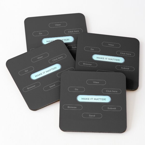 Item preview, Make it matter! designed and sold by Code  Monkeys.