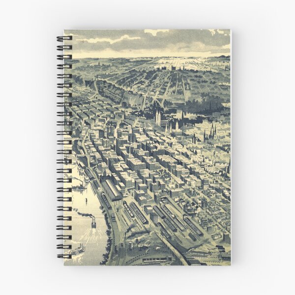 Item preview, Vintage Map of St. Paul MN (1893) designed and sold by BravuraMedia.