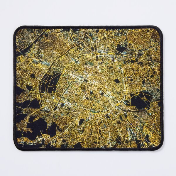 Item preview, STK204763S-View from space of Paris, France, showing city lights at night. designed and sold by StocktrekImages.