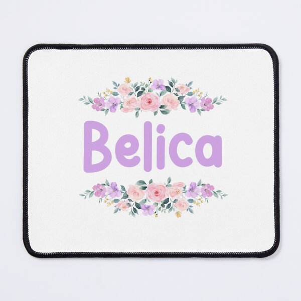 Item preview, Purple Flower Belica Name Label designed and sold by NormadWorld.