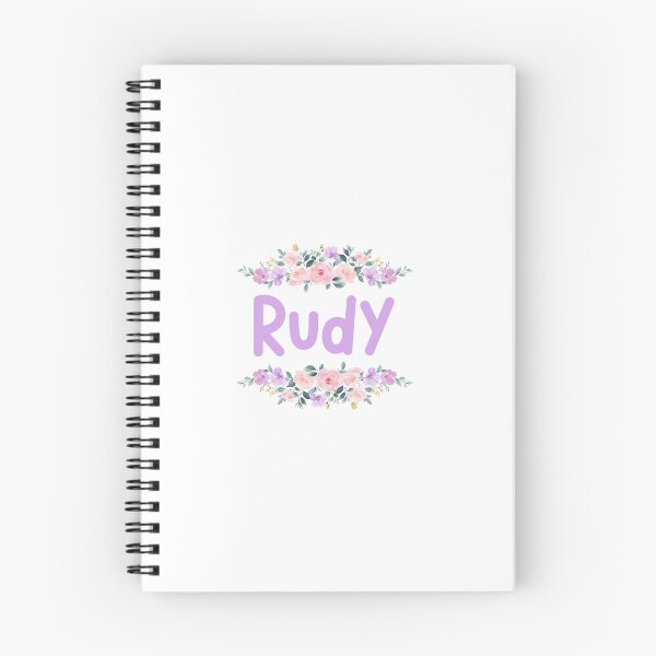 Item preview, Purple Flower Rudy Name Label designed and sold by NormadWorld.
