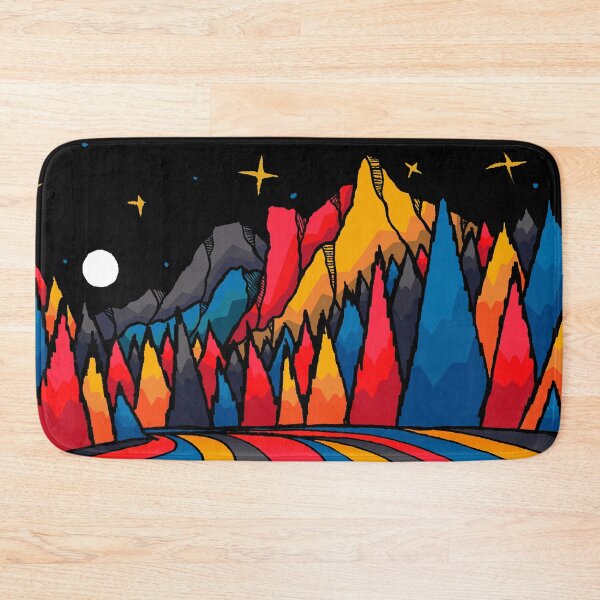 Item preview, Rainbow forest river designed and sold by Swadeillustrations.