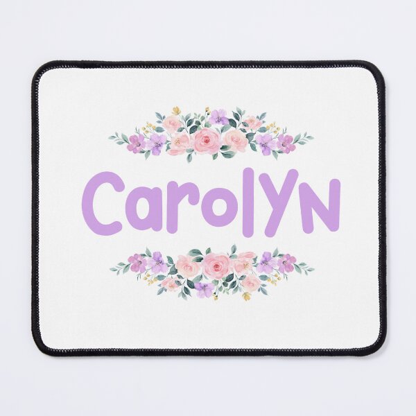 Item preview, Purple Flower Carolyn Name Label designed and sold by NormadWorld.