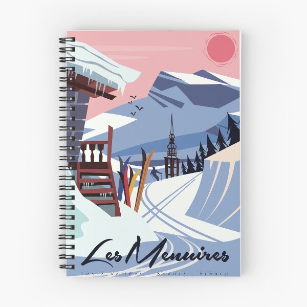 Item preview, Les Menuires Ski Poster designed and sold by Gary Godel.