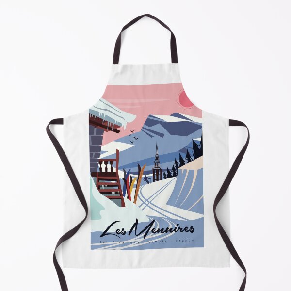 Item preview, Les Menuires Ski Poster designed and sold by GAGodel.