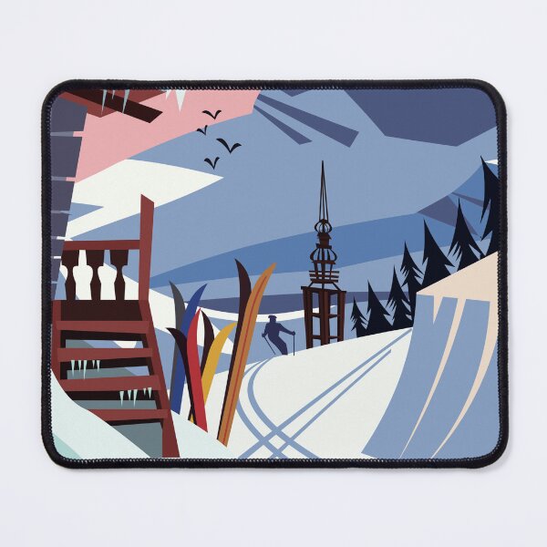 Item preview, Les Menuires Ski Poster designed and sold by GAGodel.