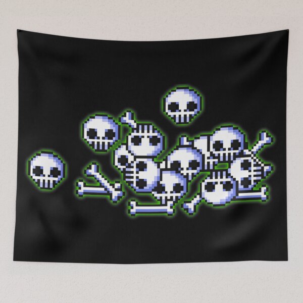 Item preview, 8 Bit Skulls Digital Art designed and sold by Gogmagosh.