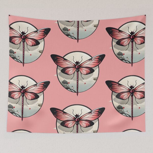 Item preview, "Enchanting Wings: Majestic Dragonfly Illustration" designed and sold by ArtistKunal123.