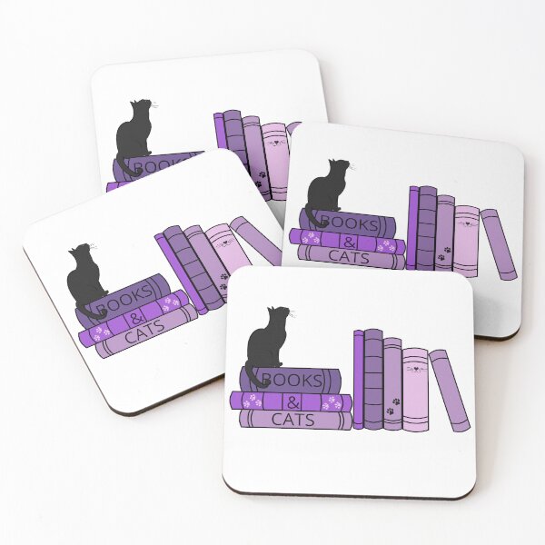 Item preview, Books&Cats designed and sold by CoverToCover.