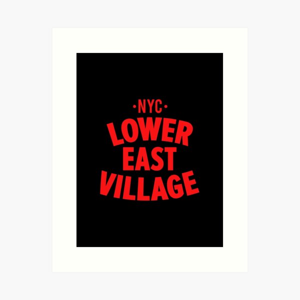 Artikel-Vorschau von Lower East Village NYC Shirt - Manhattan - Urban Chic for Trendy Style, designt und verkauft von Boogosh.