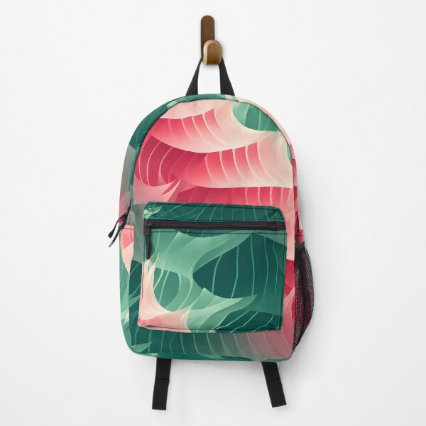 Item preview, Pink Flourish on Emerald Tides designed and sold by VectorPlace.