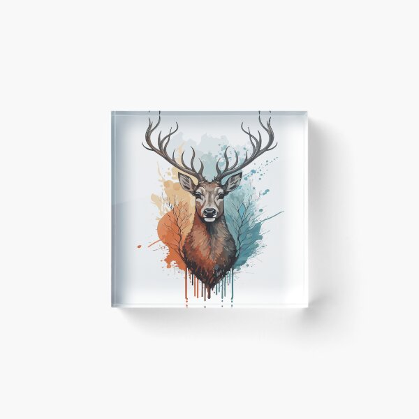Item preview, Stunning colorfull Deer designed and sold by shirtsngoodies.