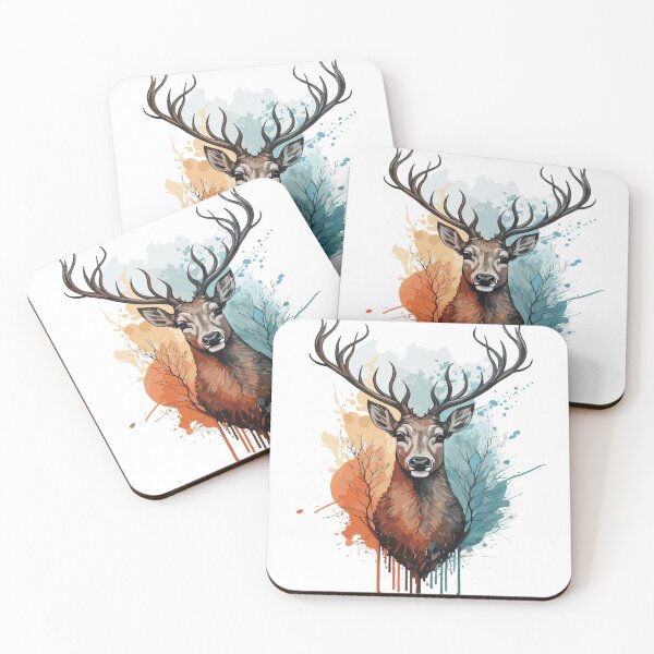 Item preview, Stunning colorfull Deer designed and sold by shirtsngoodies.