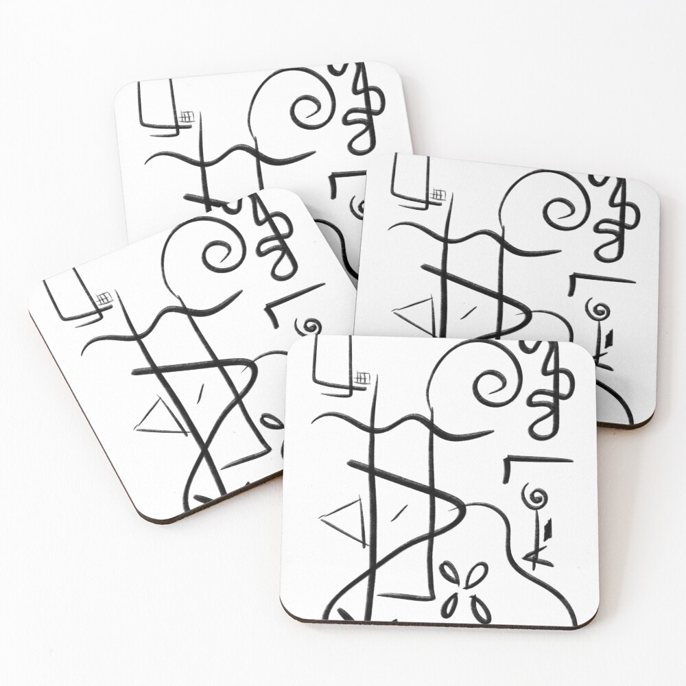 Item preview, Coasters (Set of 4) designed and sold by OneCrowLeft.