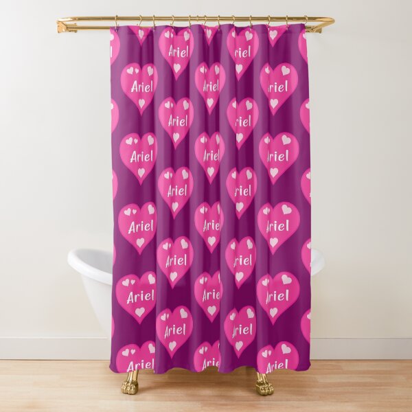 Item preview, Ariel Name Pink Heart  designed and sold by Jeallan Designs.