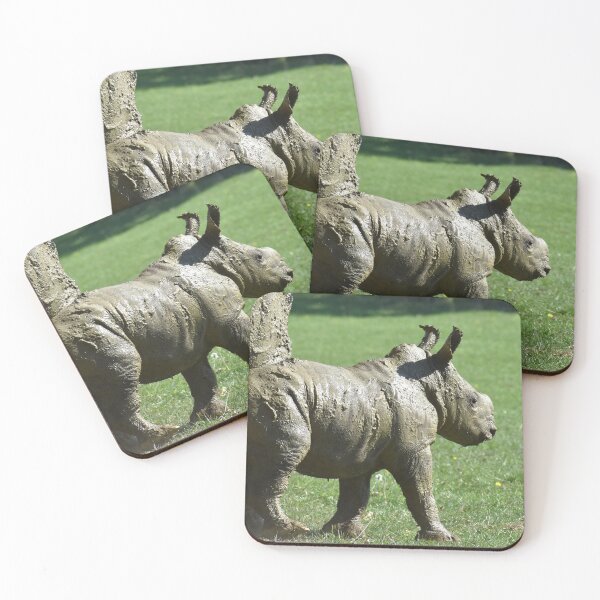 Item preview, Baby Rhino After A Mud Bath designed and sold by megjayne-photos.
