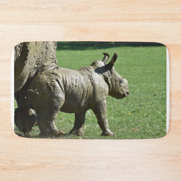 Item preview, Baby Rhino After A Mud Bath designed and sold by megjayne-photos.