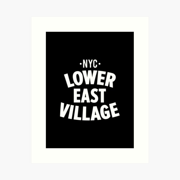 Artikel-Vorschau von Lower East Village NYC Shirt - Manhattan - Urban Chic for Trendy Style, designt und verkauft von Boogosh.