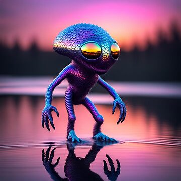 Artwork thumbnail, Extraterrestrial Creature by LenCarol