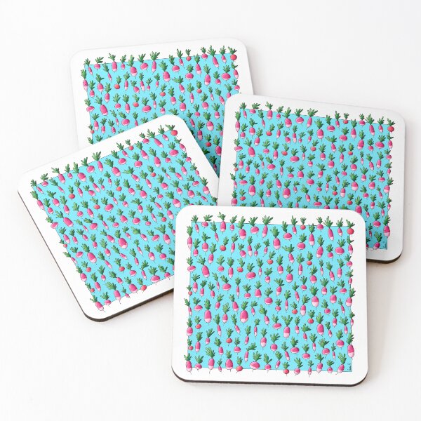 Item preview, Cute Radish - Blue Background designed and sold by laureH.