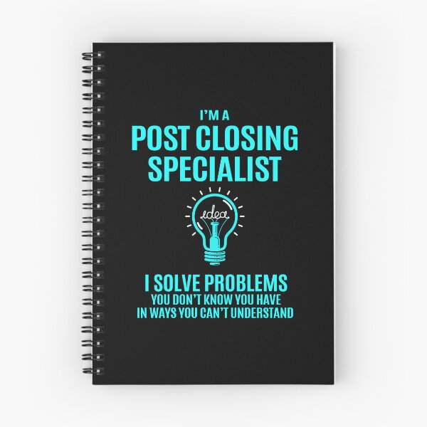 Item preview, Post Closing Specialist - I Solve Problems designed and sold by alphatinost.