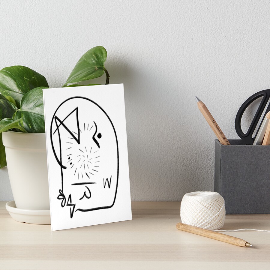 Item preview, Art Board Print designed and sold by OneCrowLeft.