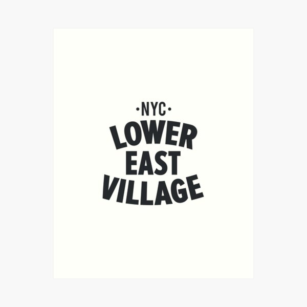 Artikel-Vorschau von Lower East Village NYC Shirt - Manhattan - Urban Chic for Trendy Style, designt und verkauft von Boogosh.