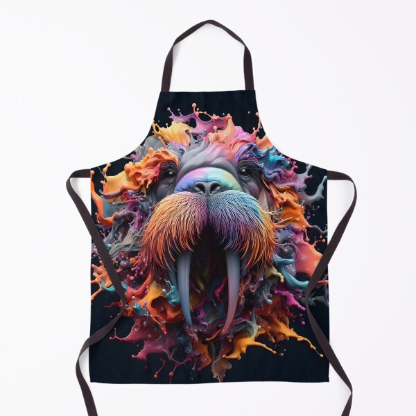 Item preview, Walrus Splatter Portrait designed and sold by fatbanana.