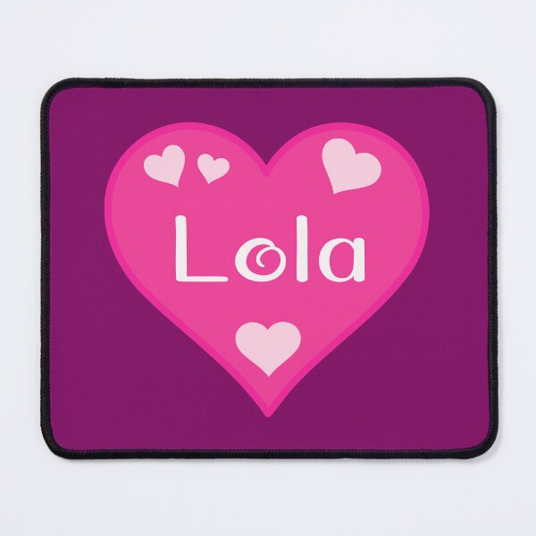 Item preview, Lola Name Pink Heart designed and sold by Jeallan Designs.