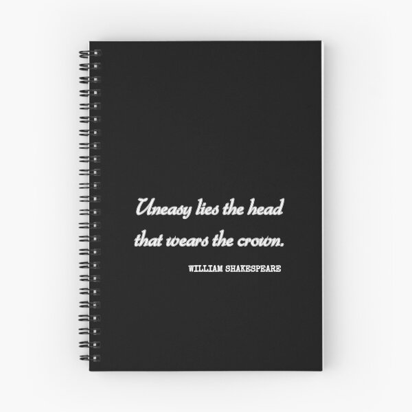 Item preview,  Uneasy Lies The Head That Wears The Crown-Shakespeare Quote designed and sold by HomeArtStudio.