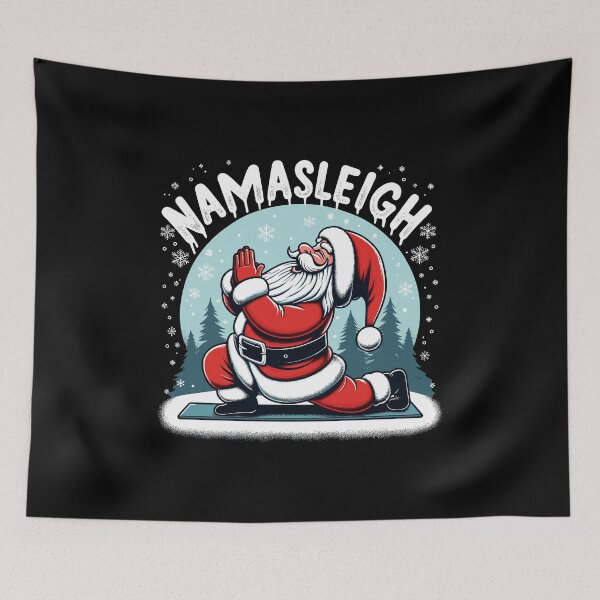 Item preview, Namasleigh Funny Yoga Gift Men Women Ugly Christmas Yoga designed and sold by KsuAnn.