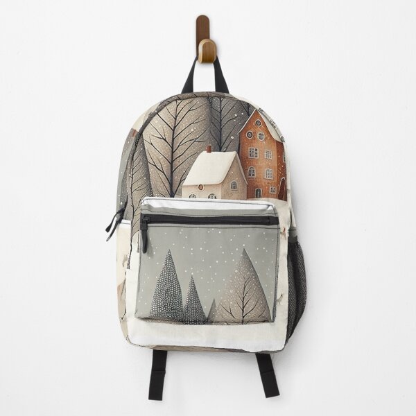 Item preview, Winter village view designed and sold by TOPALOVA.